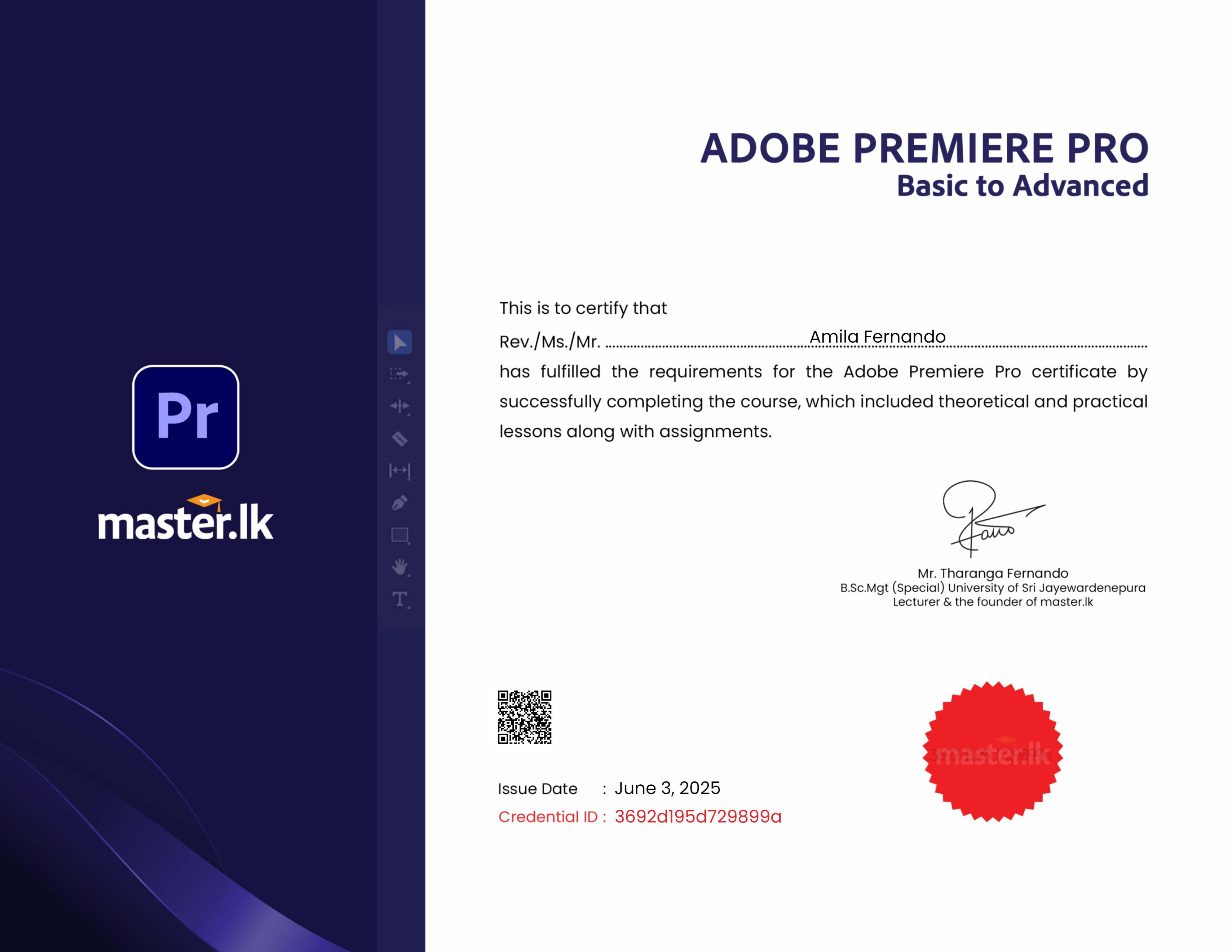 Adobe Premiere Pro | Live | 2025/Mar/Wed (Completed)